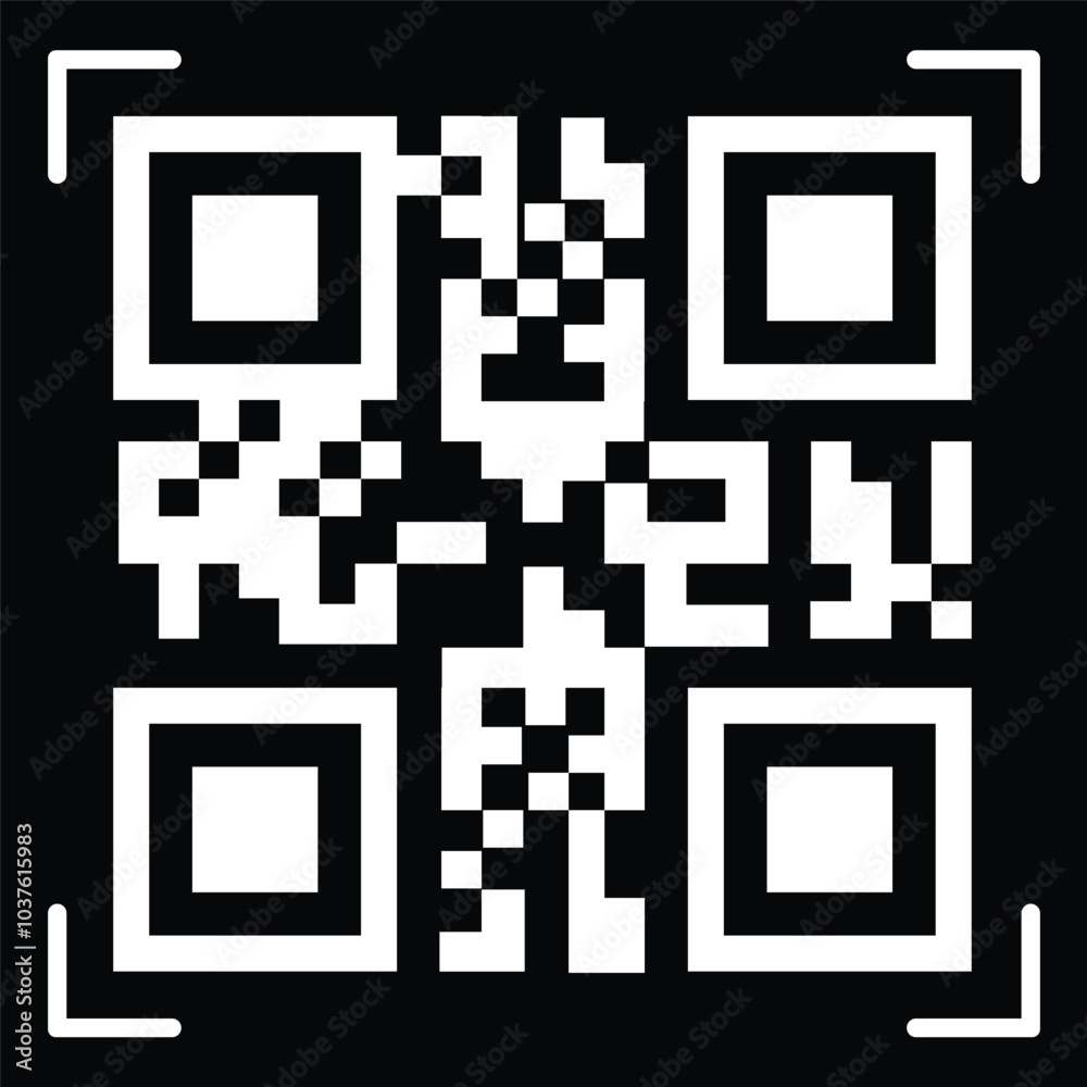 Scan QR code icon. Digital scanning qr code. QR code scan for smartphone. QR code for payment. Scan QR code symbol Scan QR code icon. Digital scanning qr code. QR code scan for smartphone. QR code for payment. Scan QR code symbol