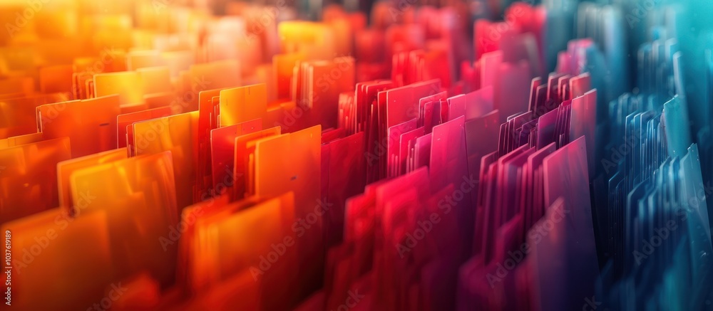 Obraz premium Abstract background with colorful rectangular shapes.