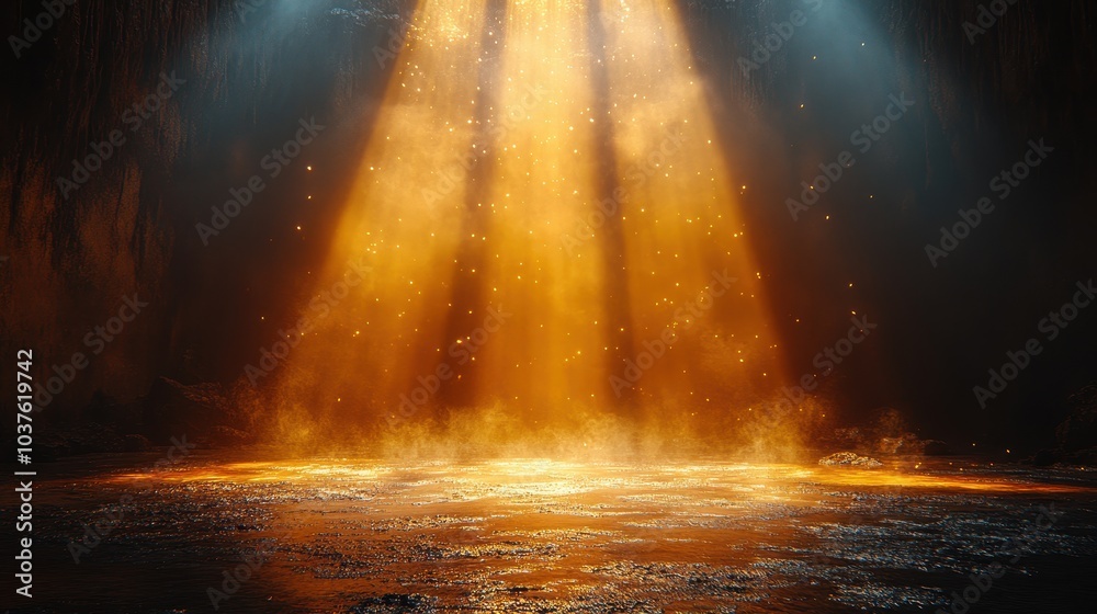 Illuminated reflections on a mystical surface Illuminated reflections on a mystical surface