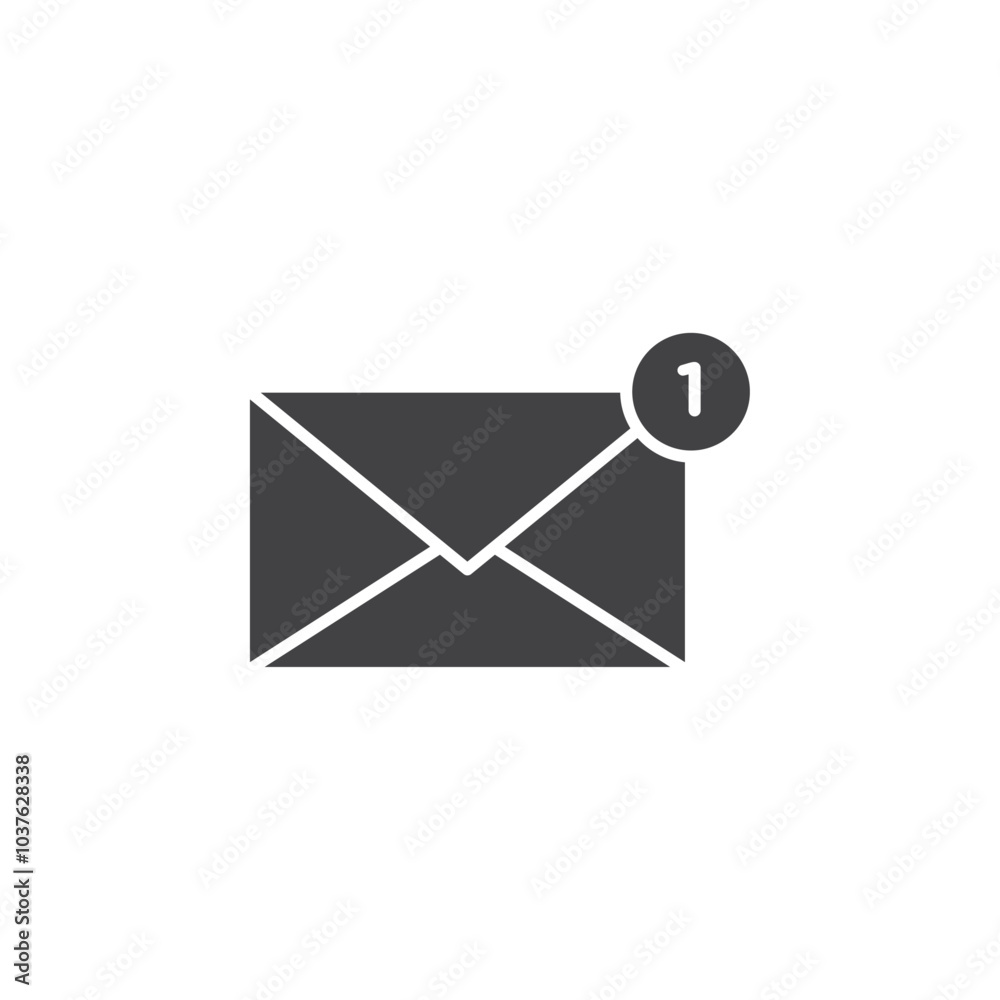Inbox icon Flat simple outline set Inbox icon Flat simple outline set
