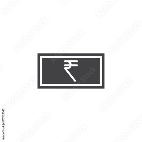 Free Download Indian rupee icon Flat simple outline set - GFXLoad