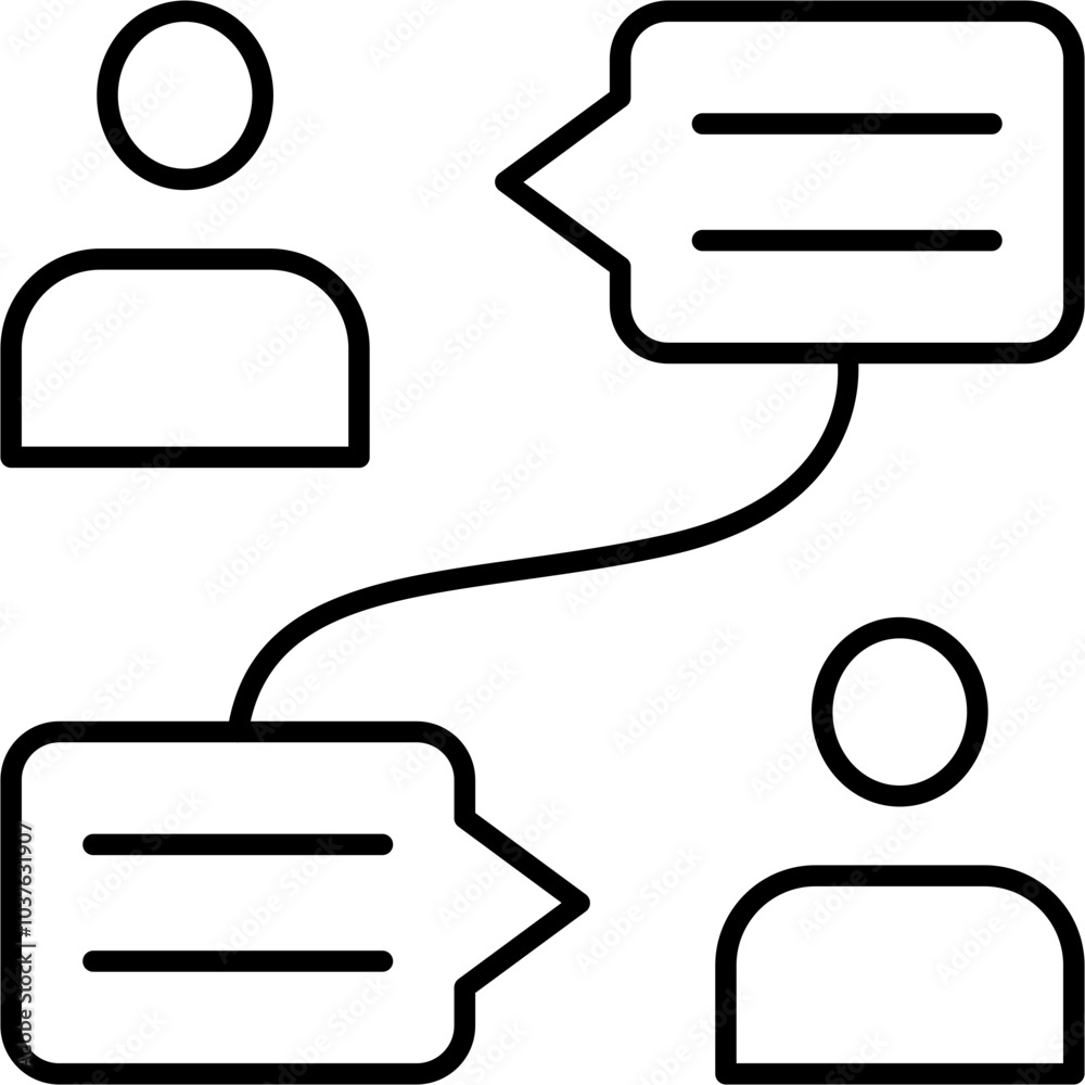 Message Conversation Icon Message Conversation Icon