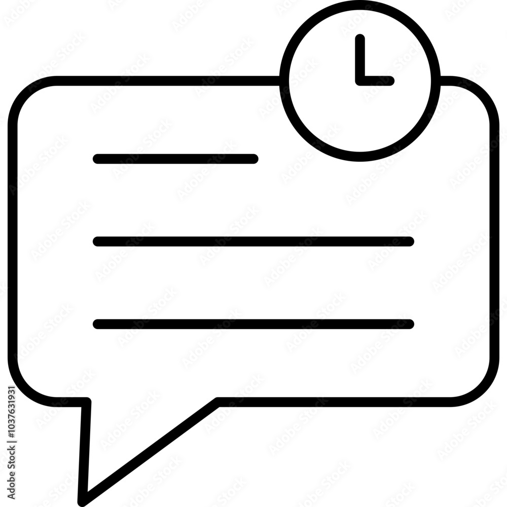 Chat Timeline Icon Chat Timeline Icon