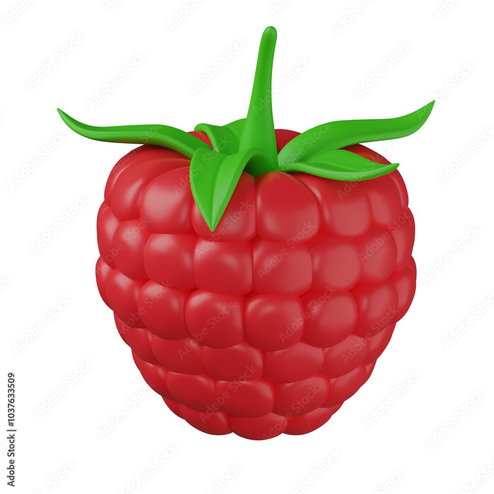 3d render Raspberry illustration 3d render Raspberry illustration