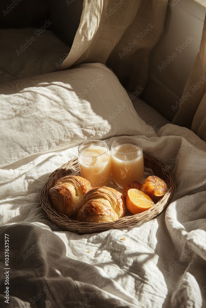 Relaxing Meal in Bed Relaxing Meal in Bed