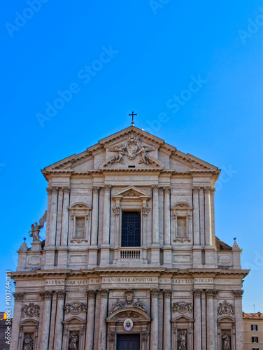 Obraz na płótnie Cathedral that is no longer functional but preserved for heritage, Rome, Italy w salonie