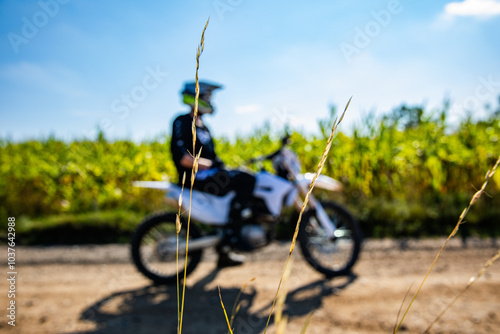 Jazda na motocyklu, sport, motocross photo