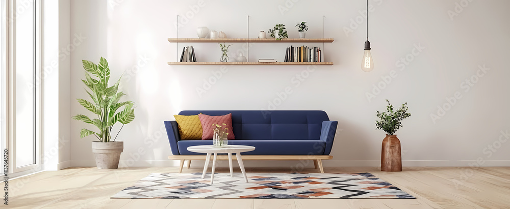 Fototapeta premium Modern Living Room Interior Design 