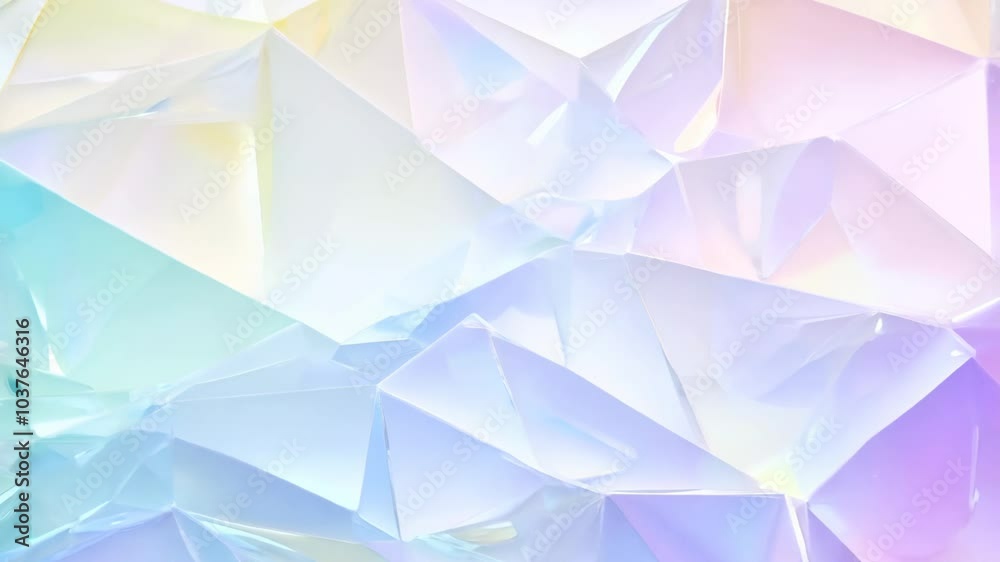 Abstract crystal texture in pastel colors Video