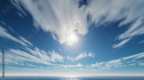 Cloudscape Over Ocean