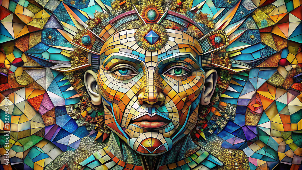 mosaic, background for the game mosaic, background for the game