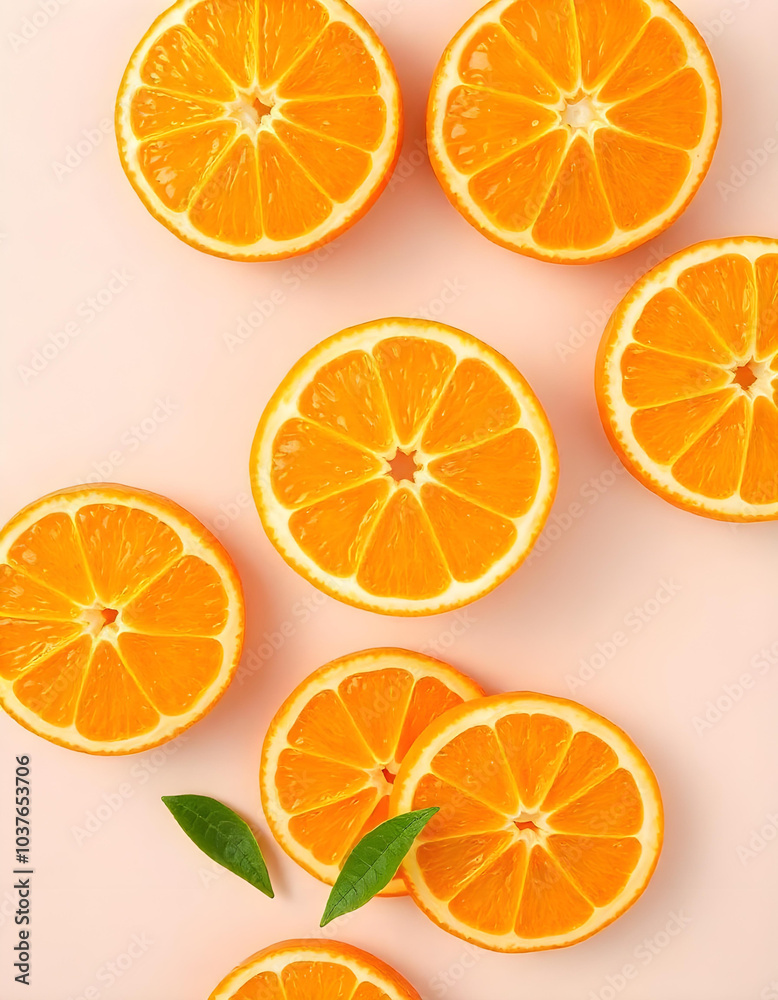 orange slices isolated on white orange slices isolated on white