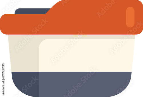 Free Download Plastic lunch box is ready to be filled with a delicious meal - GFXLoad
