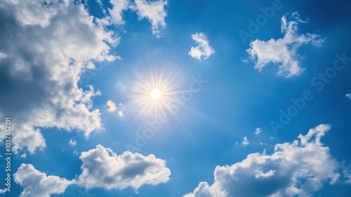 Sunlight Breaking Through the Clouds