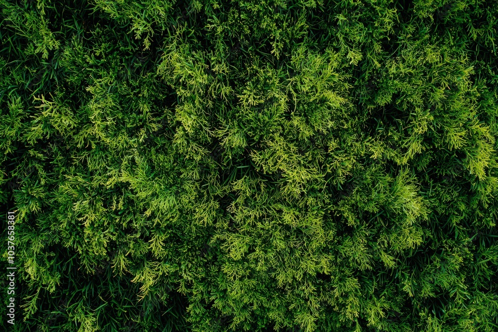 A lush top view of a natural green grassy texture, perfect for backgrounds or nature-themed designs.