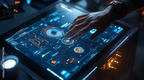 A Creative Tech Innovator Designing a Smart Device with Innovative Features