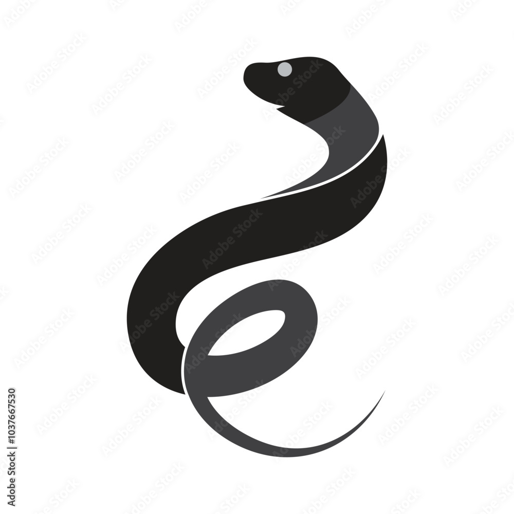 Obraz premium Caduceus snake icons