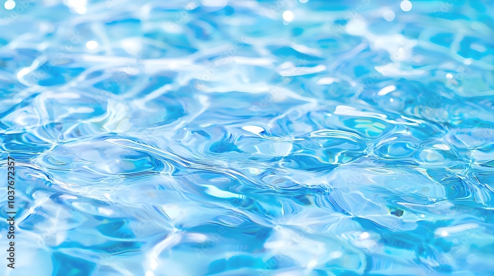 Blue Water Texture Background