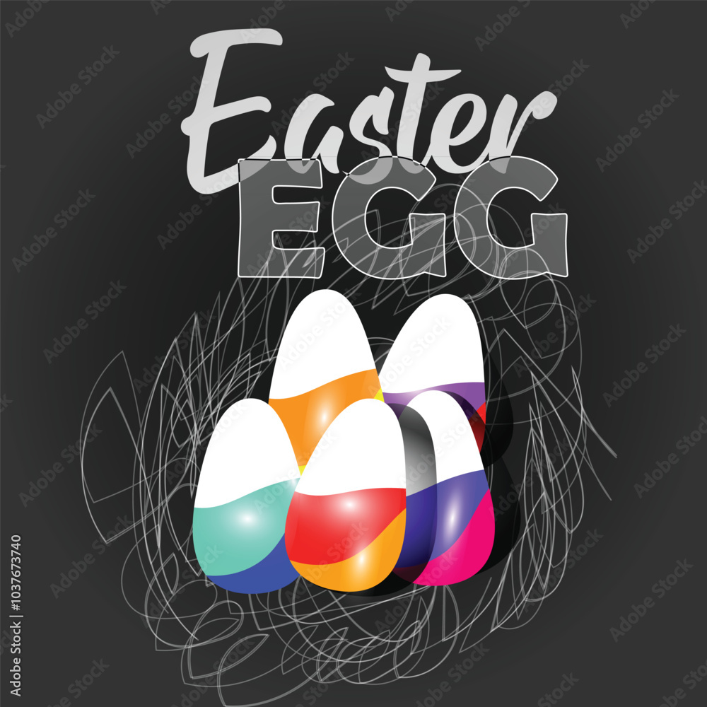 easter egg poster design
