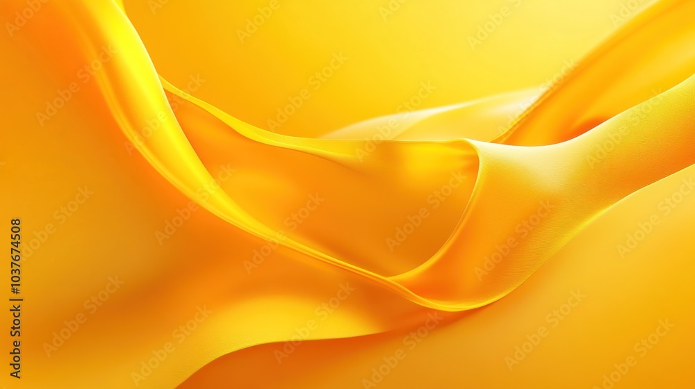 Abstract Yellow Waves Abstract Yellow Waves