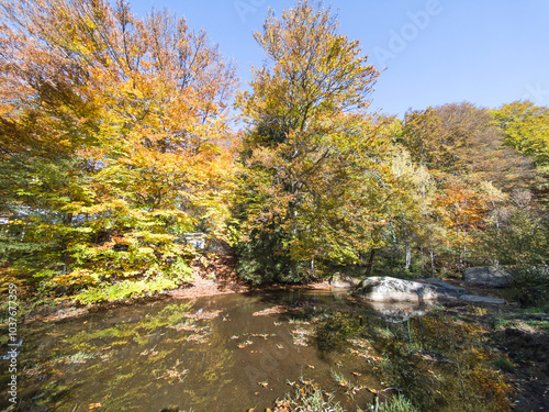 Autumn view of Vitosha Mountain, Bulgaria