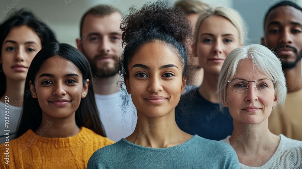 A diverse group of people standing in solidarity against hate, representing community support A diverse group of people standing in solidarity against hate, representing community support