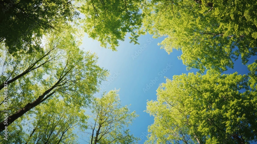 Sunlight Through Forest Canopy Sunlight Through Forest Canopy