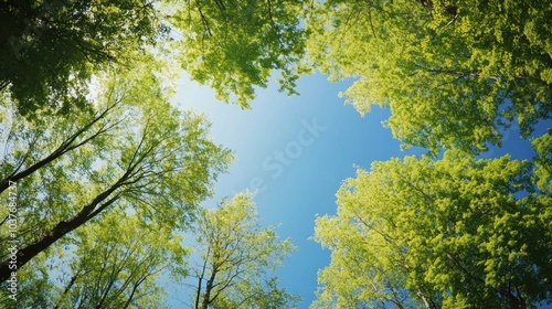 Sunlight Through Forest Canopy