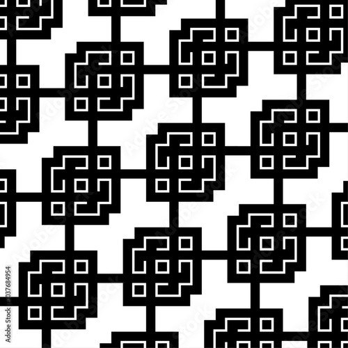 georgian style pattern background. vector illustration.