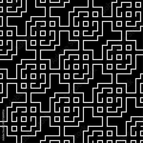 georgian style pattern background. vector illustration.