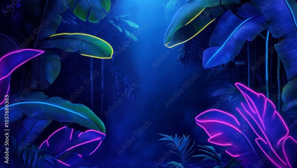 Naklejka premium A mystical atmosphere created by the interplay of light and nature.