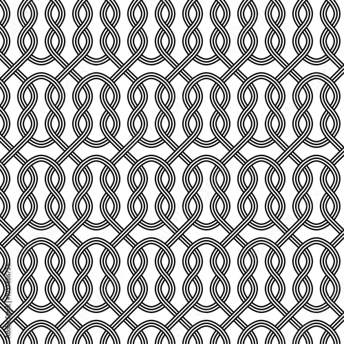 georgian style pattern seamless background. vector illustration.