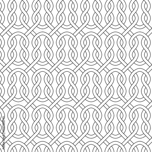 georgian style pattern seamless background. vector illustration.