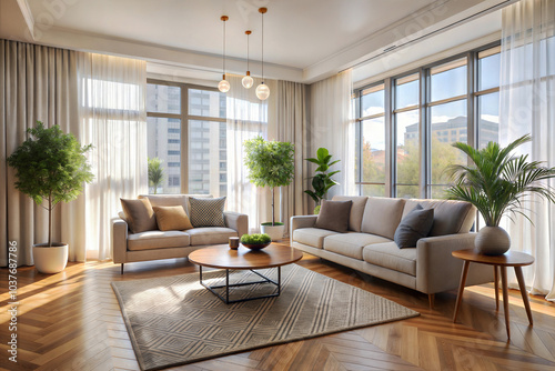 Bright and Airy Living Room