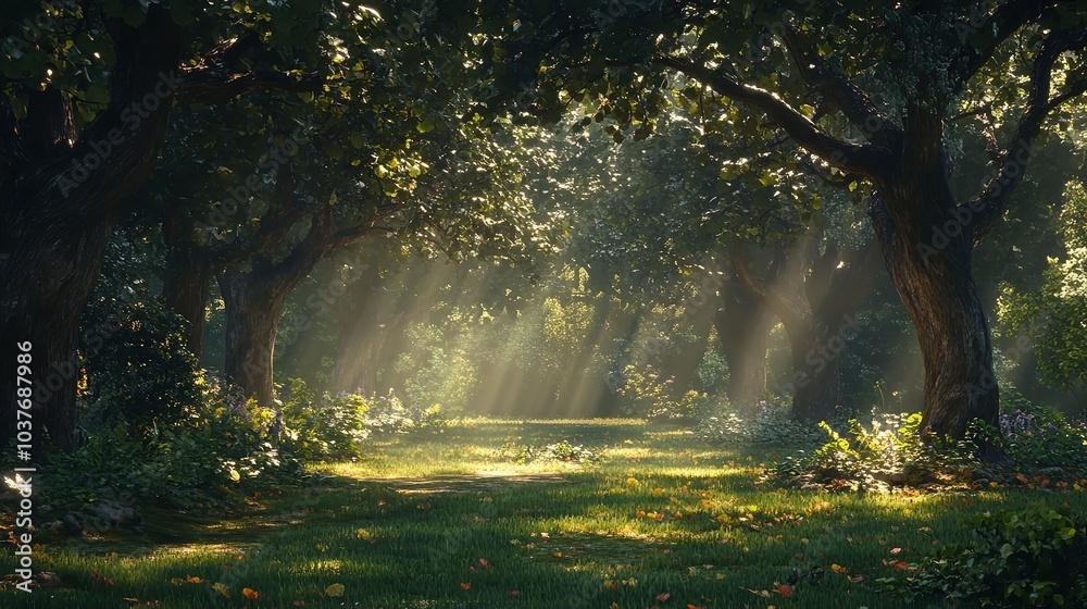 A Magical Forest Where Trees Have Leaves That Glow in the Dark for Enchanting Nature Decor A Magical Forest Where Trees Have Leaves That Glow in the Dark for Enchanting Nature Decor