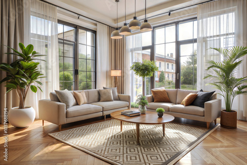 Bright and Airy Living Room