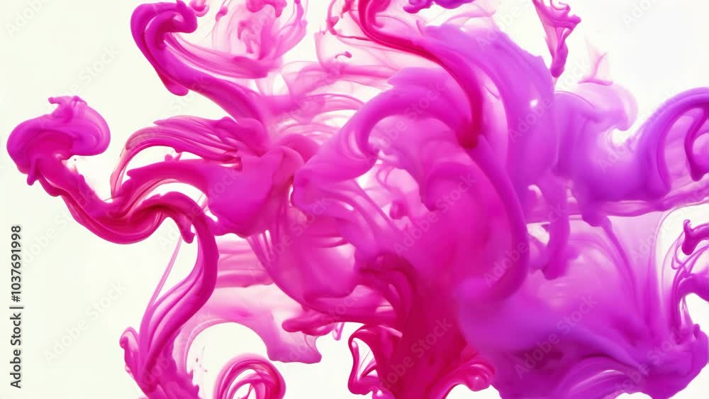Vivid Ink Swirls Blend and Transform with Bold Typography Vivid Ink Swirls Blend and Transform with Bold Typography