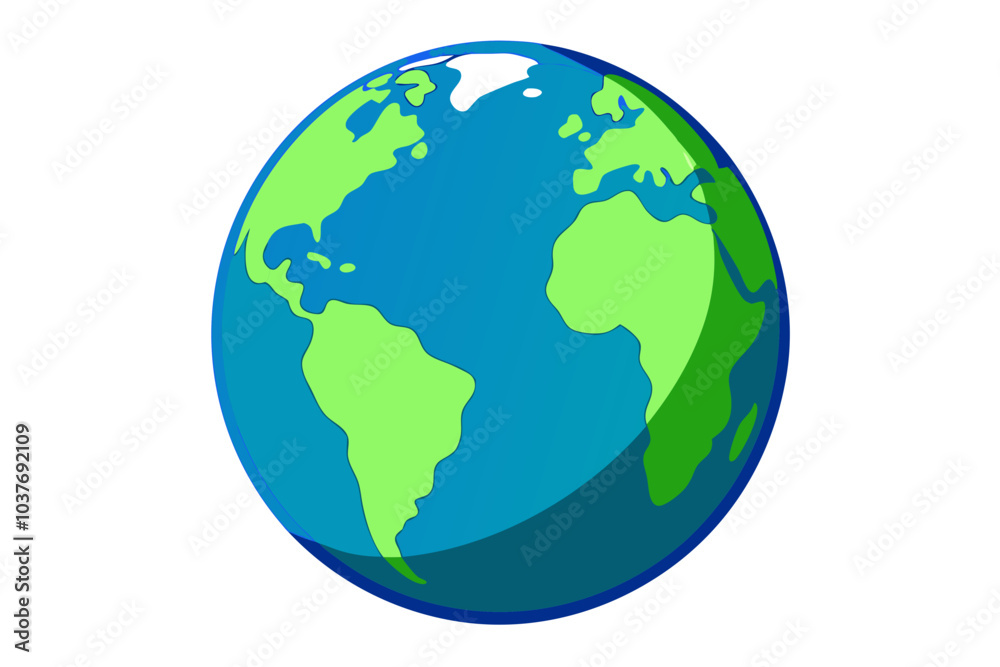 Globe isolated on the white background Globe isolated on the white background