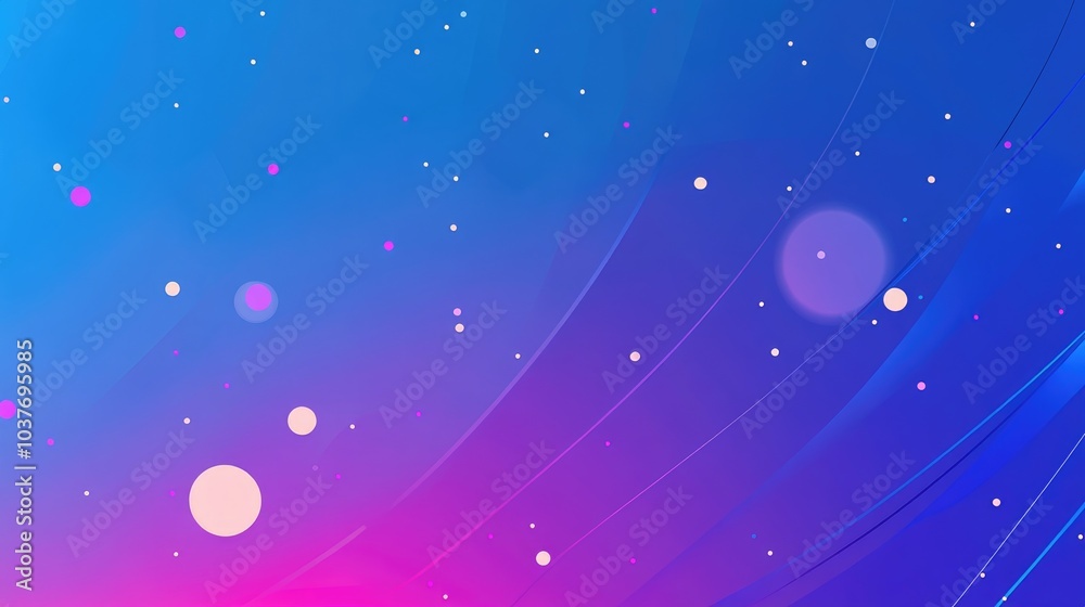 Obraz premium Physics Blue Energy Particle Light Abstract Wallpaper Banner Background Design Pattern For Print Presentation Cover Poster Card Advertising