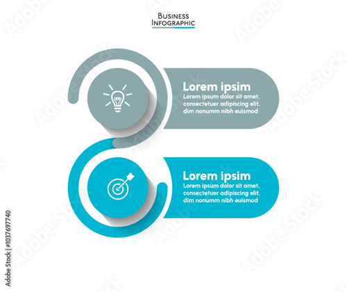 Business data visualization. timeline infographic icons designed for abstract background template