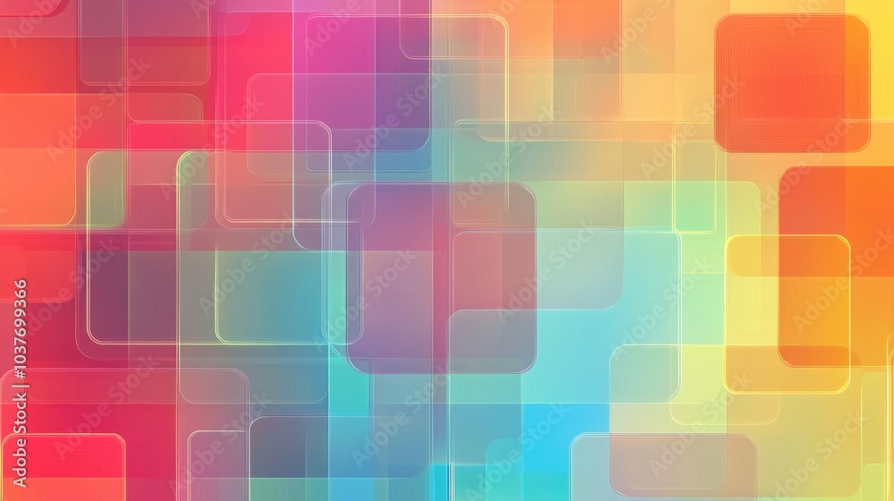 Geometric squares create a modern tech inspired background Geometric squares create a modern tech inspired background