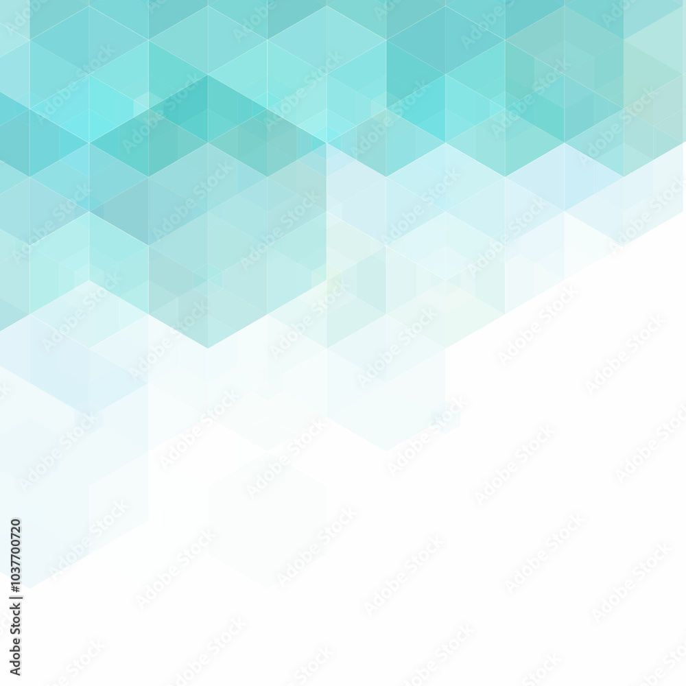 Abstract blue winter cold mosaic - vector background with copy space. Eps 10 Abstract blue winter cold mosaic - vector background with copy space. Eps 10
