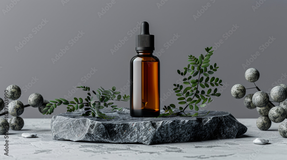 Bottle Cosmetic Mockup with natural minimal background, organic, health and beauty concept, essential oil, serum, cream, and lotion Bottle Cosmetic Mockup with natural minimal background, organic, health and beauty concept, essential oil, serum, cream, and lotion