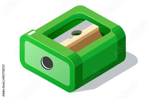  Beautiful pencil sharpener vector art illustration