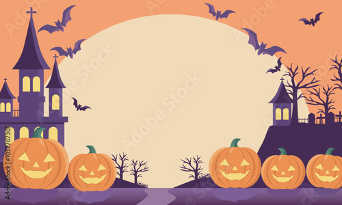 ハロウィン背景4