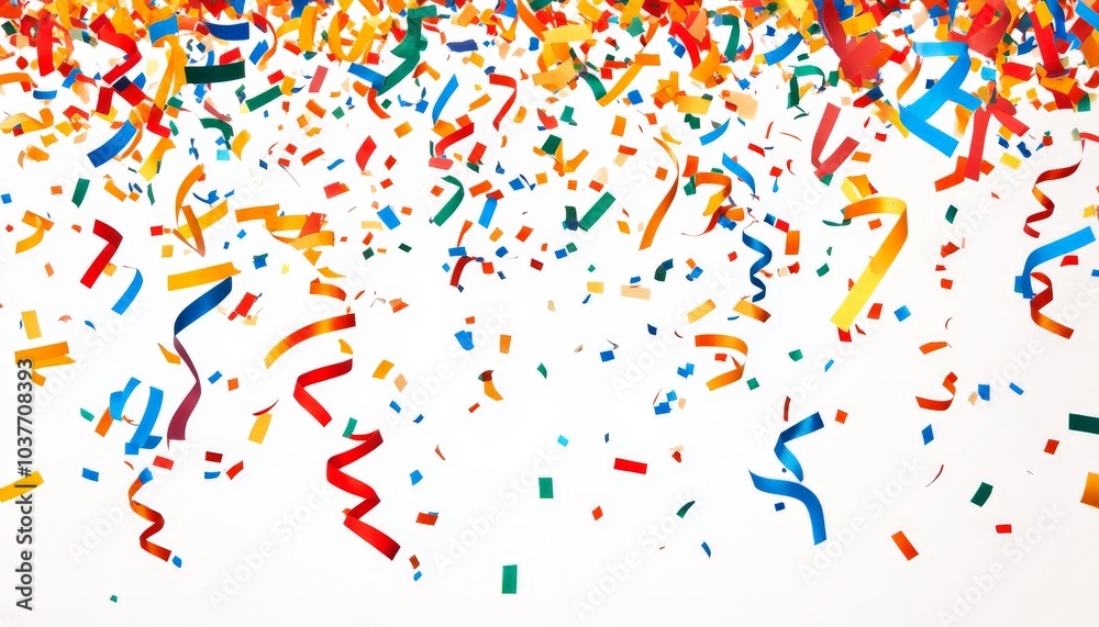 Fototapeta premium Colorful Confetti Celebration.