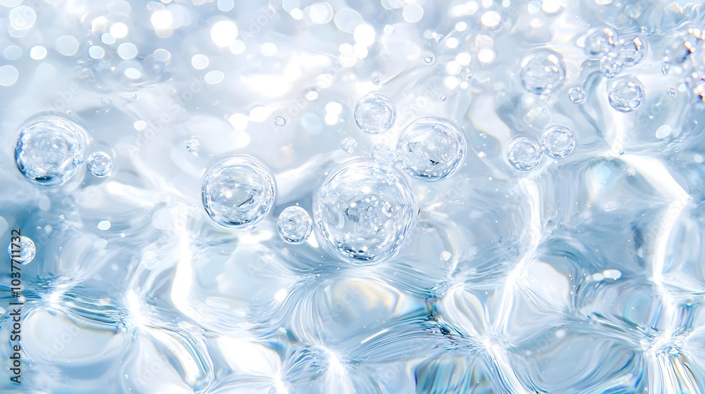 Water Bubbles Abstract Background Water Bubbles Abstract Background