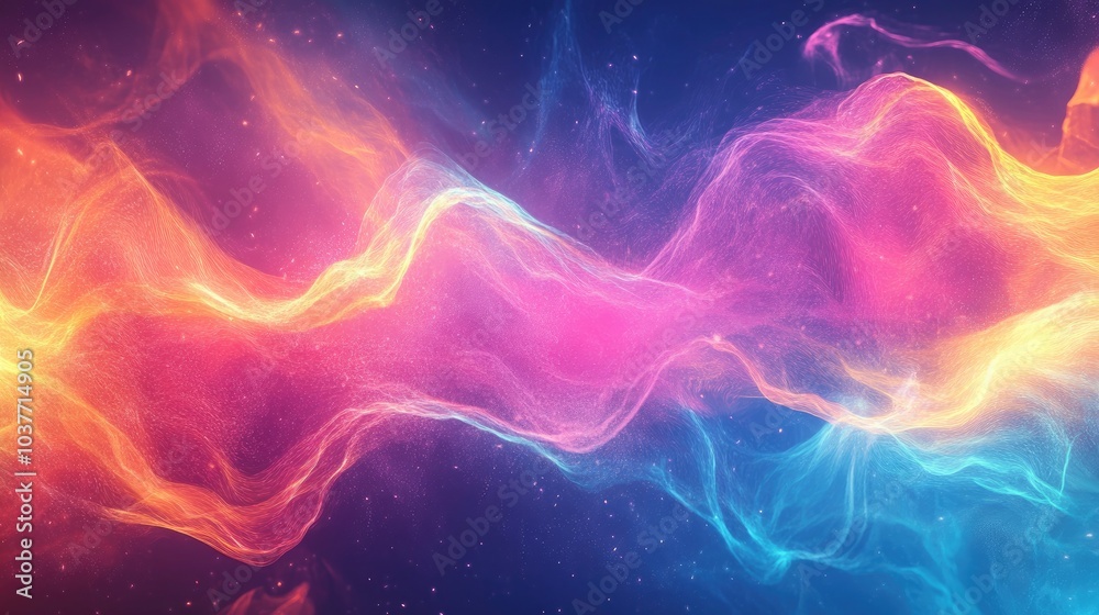 Futuristic abstract background with dynamic energy waves featuring a colorful textured design ideal for a science themed backdrop Futuristic abstract background with dynamic energy waves featuring a colorful textured design ideal for a science themed backdrop