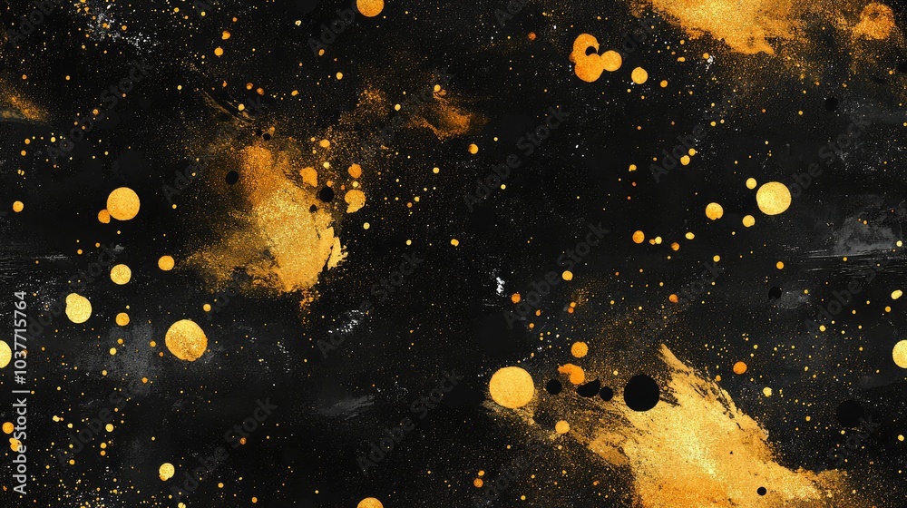 Seamless Abstract Gold Ink Background with Black Spots Artistic Color Paint with Geometric Black Brush Strokes Fiery Black Effects with Golden Spot Grunge Black Grain Pattern with Glowing Ink Spar Seamless Abstract Gold Ink Background with Black Spots Artistic Color Paint with Geometric Black Brush Strokes Fiery Black Effects with Golden Spot Grunge Black Grain Pattern with Glowing Ink Spar