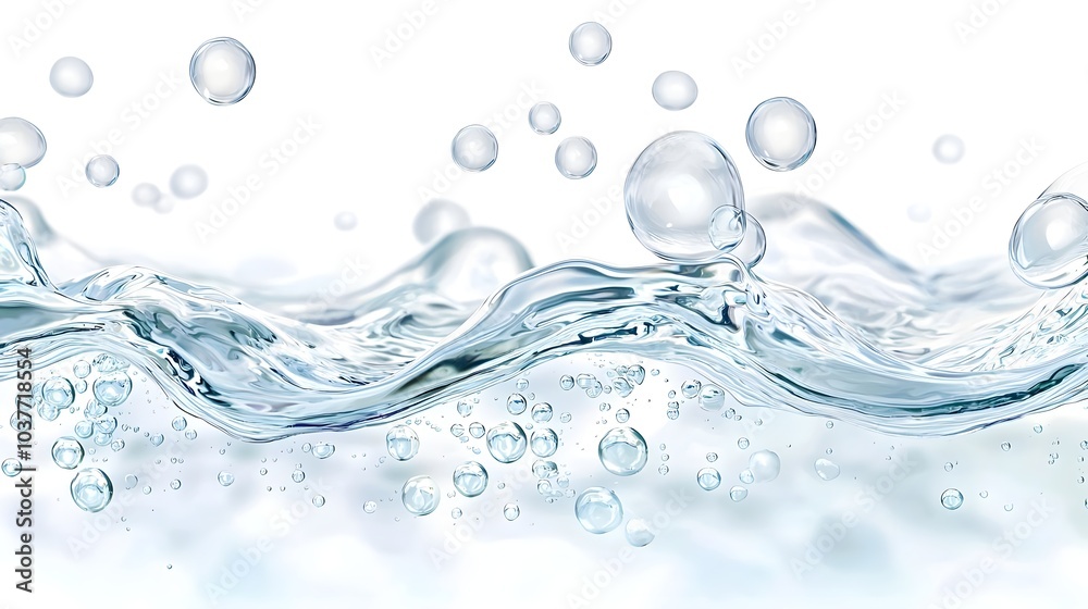 Water Bubbles Splash